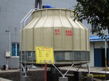 標準型圓形逆流玻璃鋼冷卻塔圖